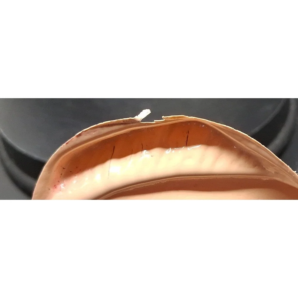50's Vintage Topstone Novelty Mask Big Red Nose Gold Glasses Mustache Hong Kong